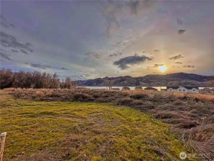 Daily sunsets are available to the west.