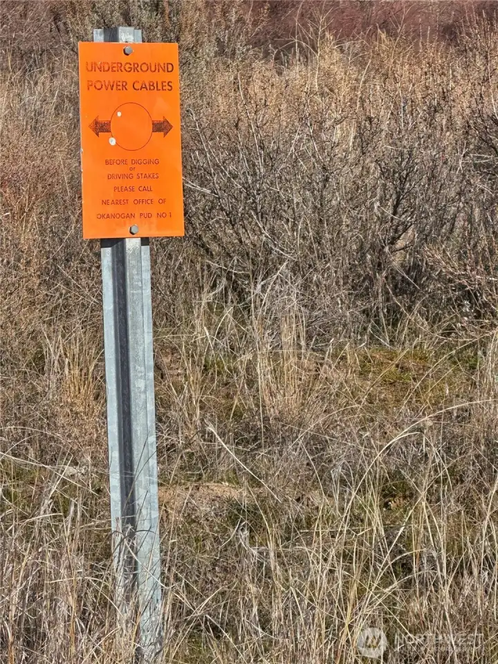 Underground power at road so your views won't be blocked by power lines.
