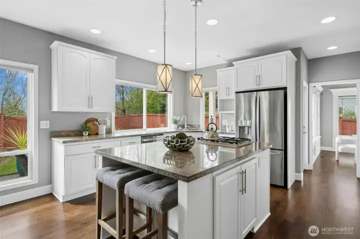 Newer appliances meet a timeless design.