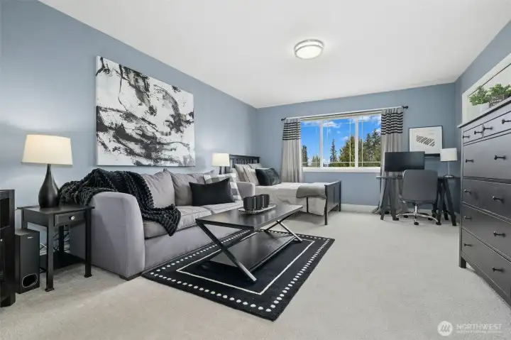 Versatile 4th bedroom with room to work, play or rest!