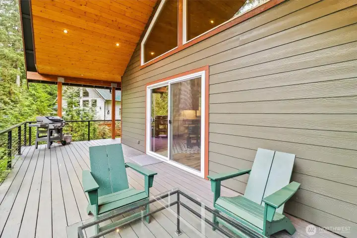 Seamless indoor-outdoor living with direct access from main living area.