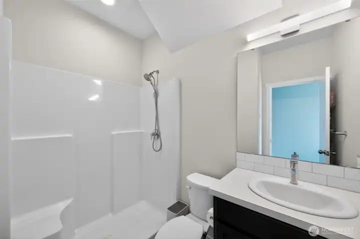 Downstairs Walk-in Bathroom