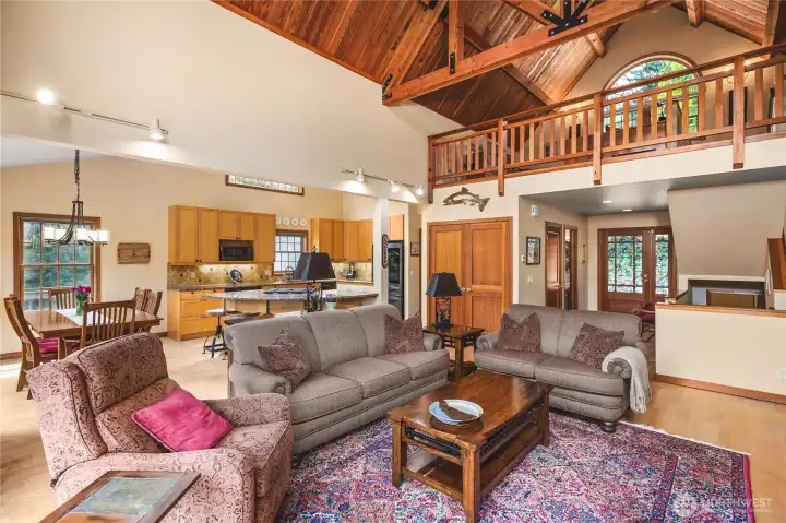 Open Floor Plan with Vaulted Ceilings - Radiant Floor Heat throughout entire Home
