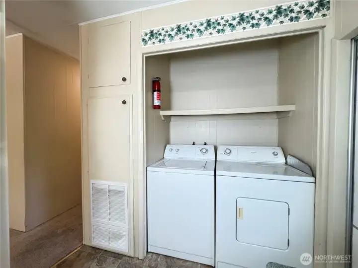Laundry room.