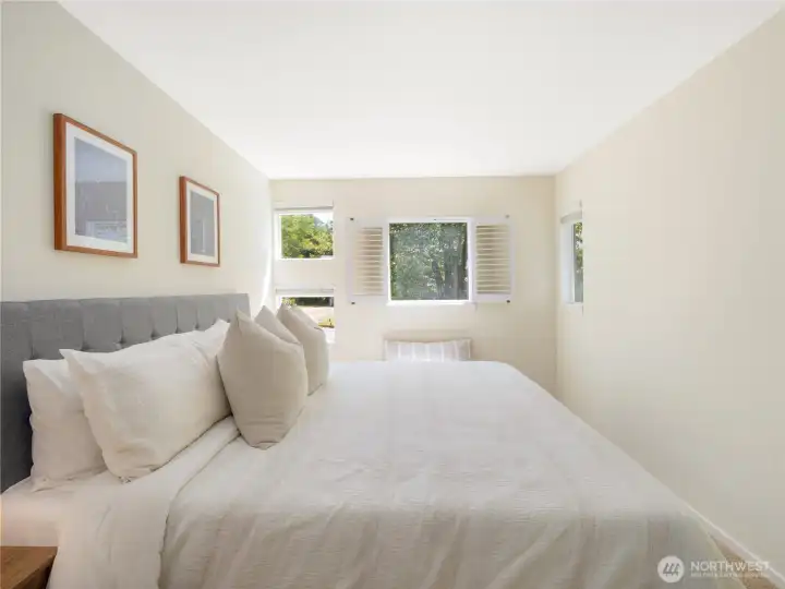 Thoughtfully designed for comfort and relaxation, the space offers a bright, airy atmosphere and a calming setting to begin and end each day.