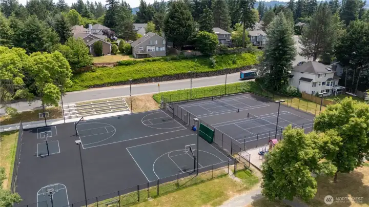 An active lifestyle starts right outside your door, with community tennis courts, basketball courts, and open green spaces creating endless opportunities for recreation, movement, and outdoor enjoyment.