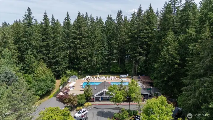 Offering convenient access to community pools