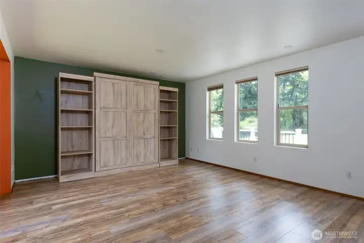 Family Room with Murphy bed