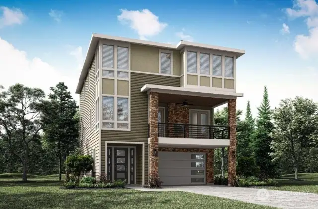 Example of the Fuji floor plan to be located at 7545 S 129th St