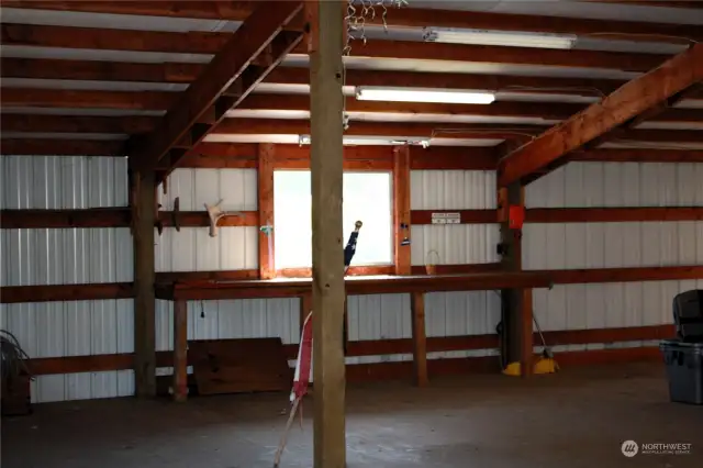 East side of loft