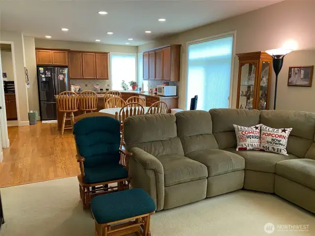 Photo taken by Seller prior to Tenant Occupancy.  Cozy family room has plenty of space to entertain
