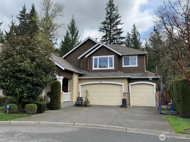 3-car garage with plenty of driveway parking, too