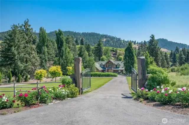 Private entrance to your story book abode.