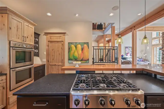 Walk in Pantry for your extras behind the door in the kitchen
