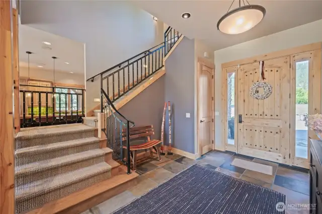 Stairs leading to the loft and 2 upstairs Guest Suites