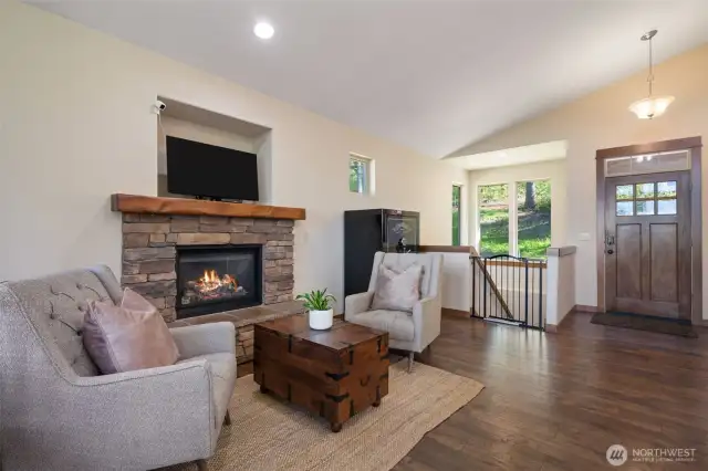 Cozy Great Room with fireplace