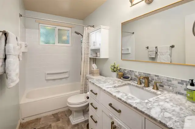 Updated bathrooms.