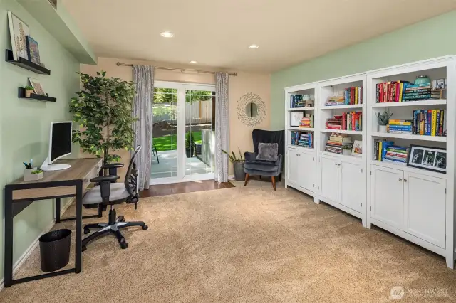 Lower level walks out to patio and firepit PLUS huge beautiful lawn.