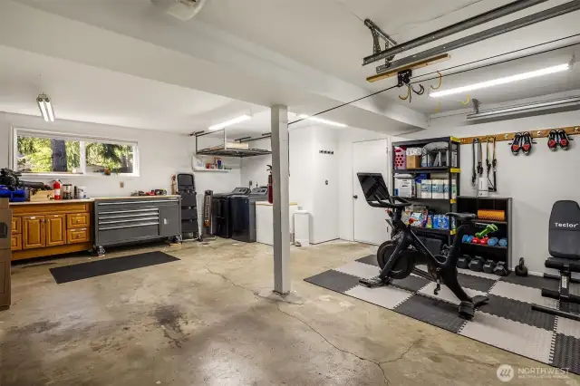 This garage is MASSIVE!