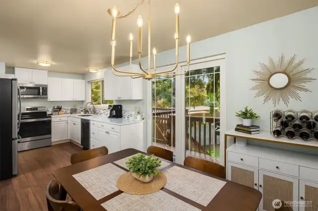 Updated kitchen.