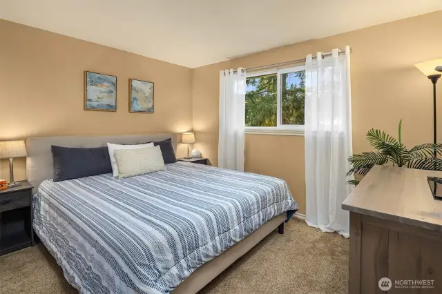 Spacious bedrooms fit for a king.