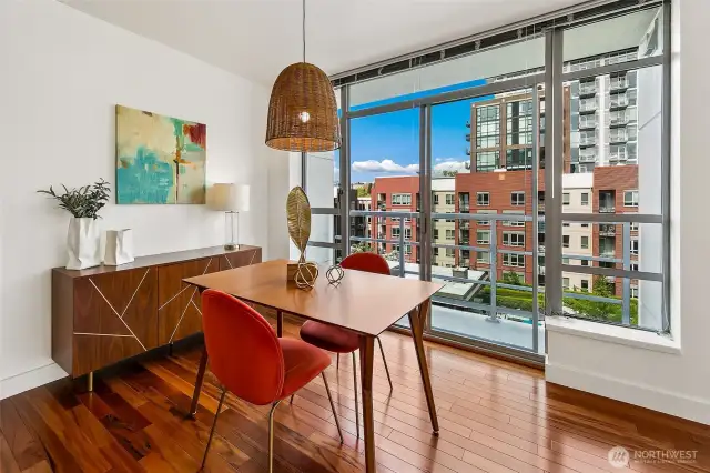 This dining space could host a large dinner party, or a great game night.