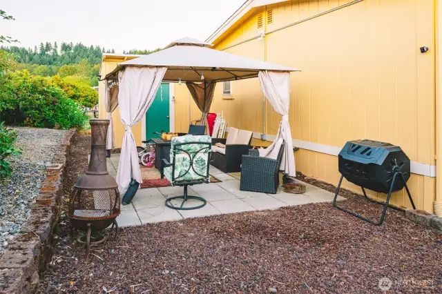 back patio area