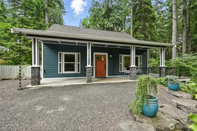 Welcome to this great little DADU (detached accessory dwelling unit) built in 2018. Two bedroom (960 sf) home for family, guests, home office or maybe an income source.