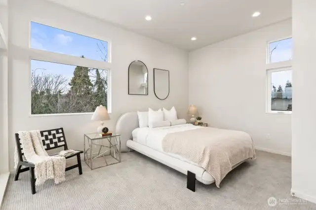4th Floor Primary suite-Picture is of similar staged unit-