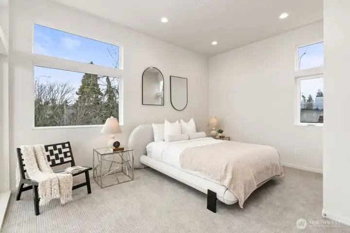 4th Floor Primary suite-Picture is of similar staged unit-