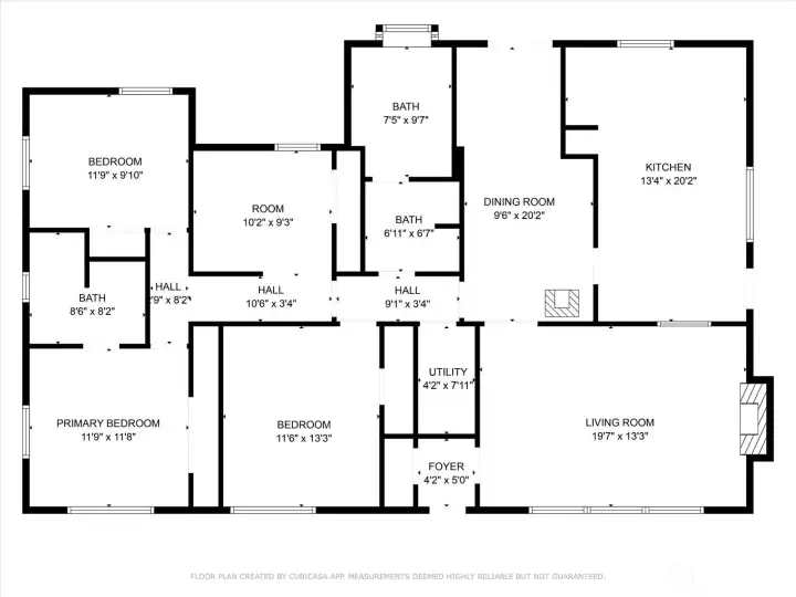 Estimated 2-D floorplan
