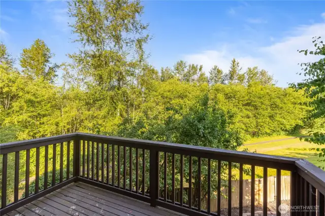 View from main floor deck