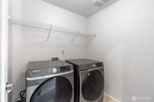 Laundry upstairs