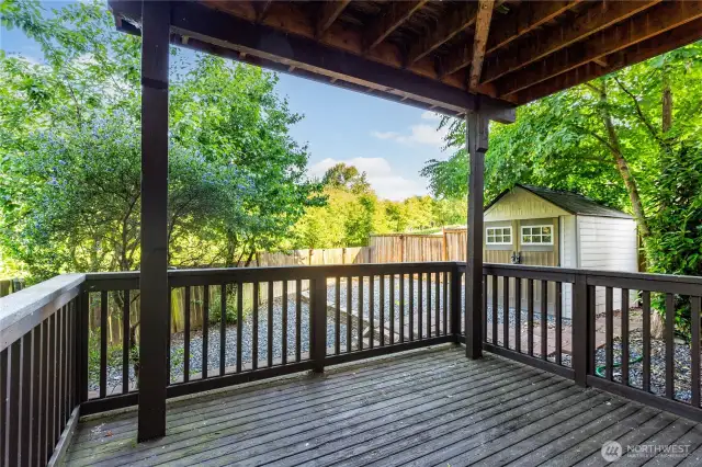 Deck from Downstairs