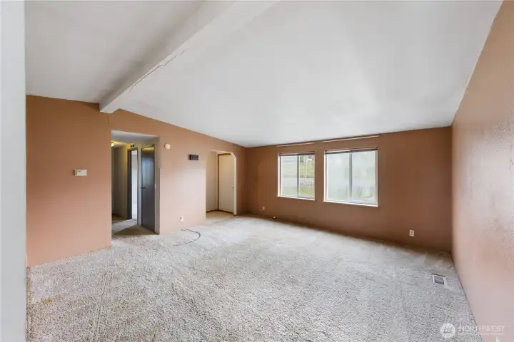 Manufactured home living room