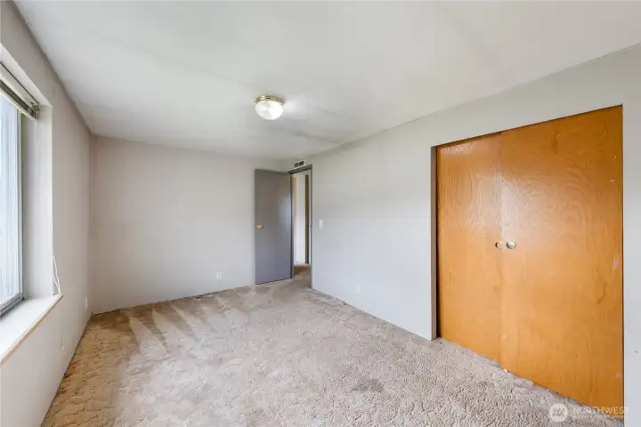 Manufactured home bedroom
