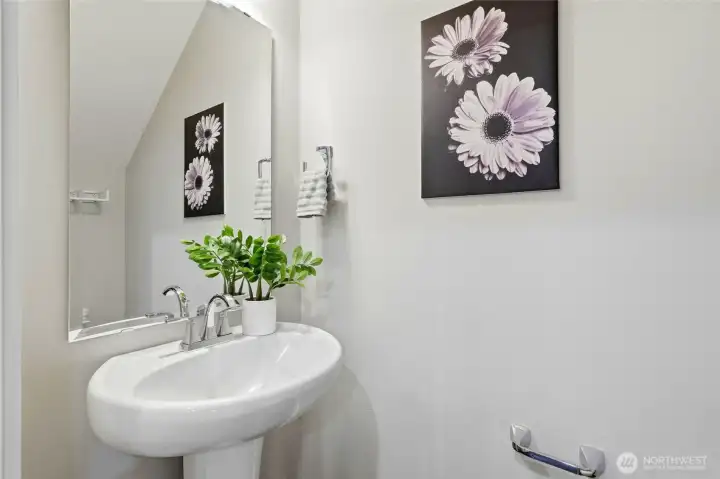 1/2 bath on main floor