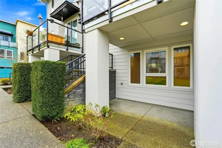 Covered patio space