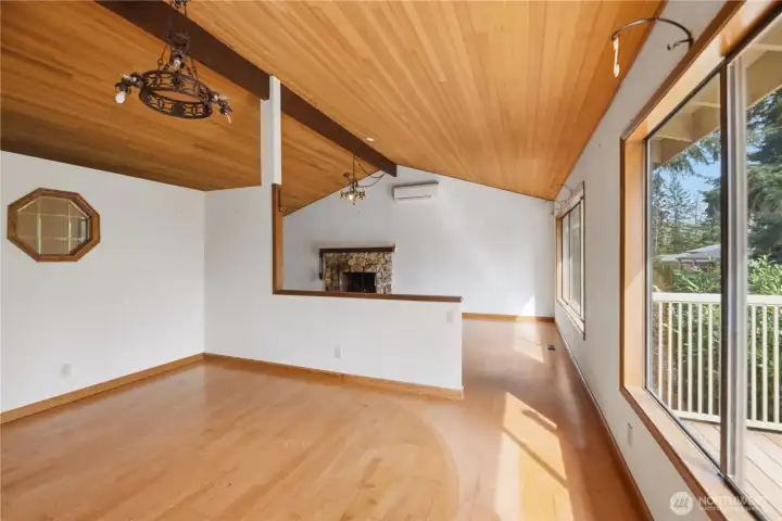 Dining room with view