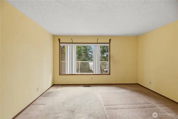 Primary suite on main floor