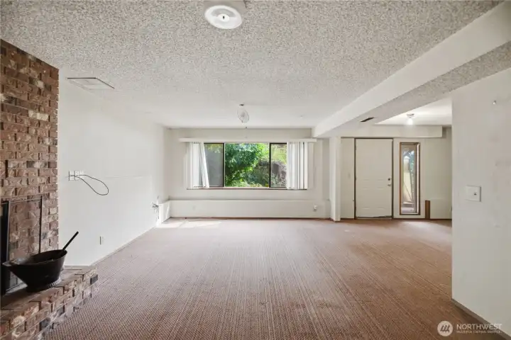 Lower level family room