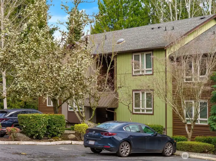 Parking close to the building.