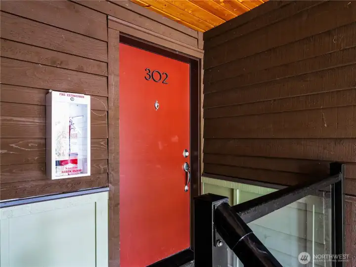 You have your own outside entrance.