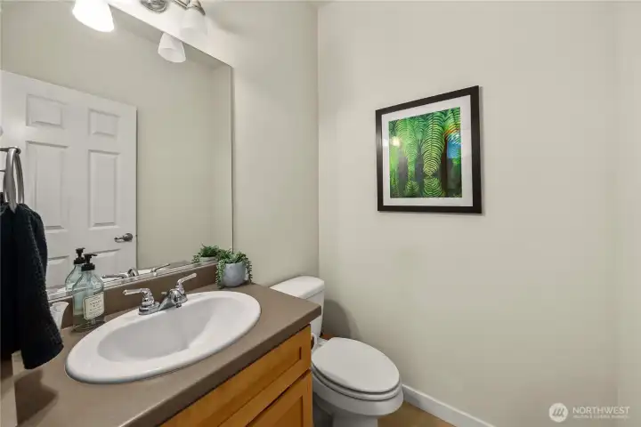 Main floor half bath