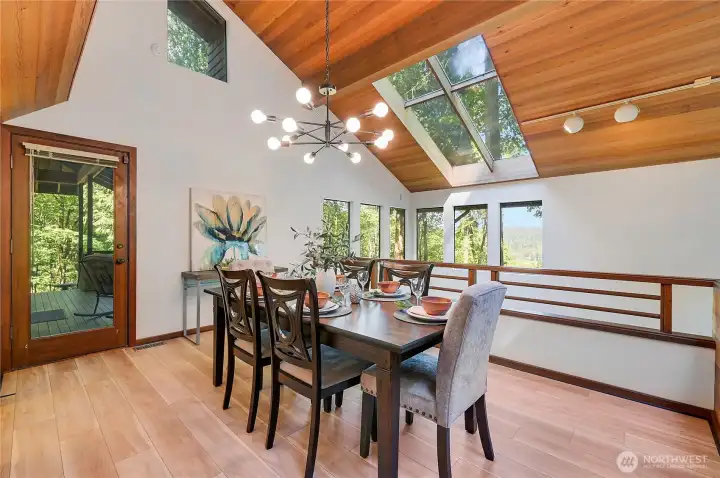 Dining room with access to deck2