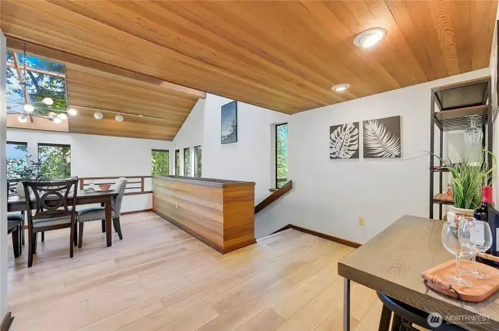Wine tasting area