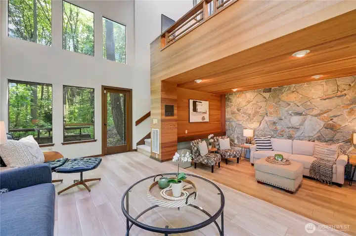Living room with deck1
