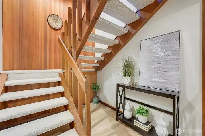 Floating stairs