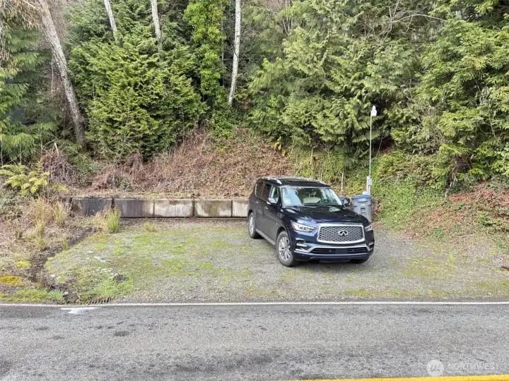 Off street parking.