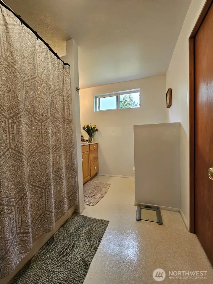 Master Bath has full size Shower
